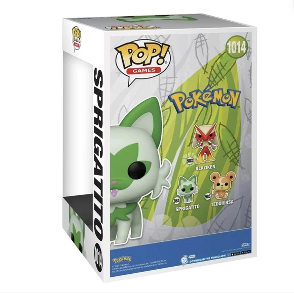 Jumbo Funko Pokémon Sprigatito Pop! - Picture 2 of 7